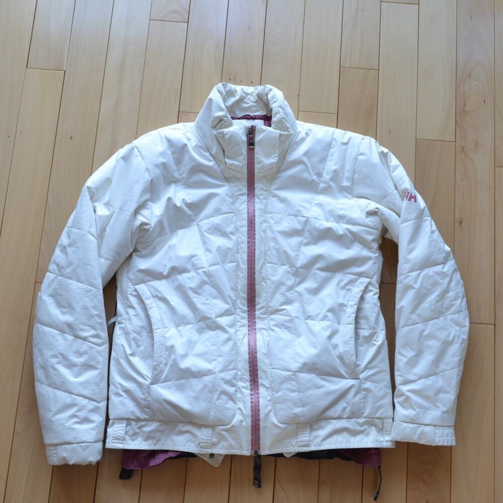 Helly Hansen Winter Ski Jacket Size Large Cream Color